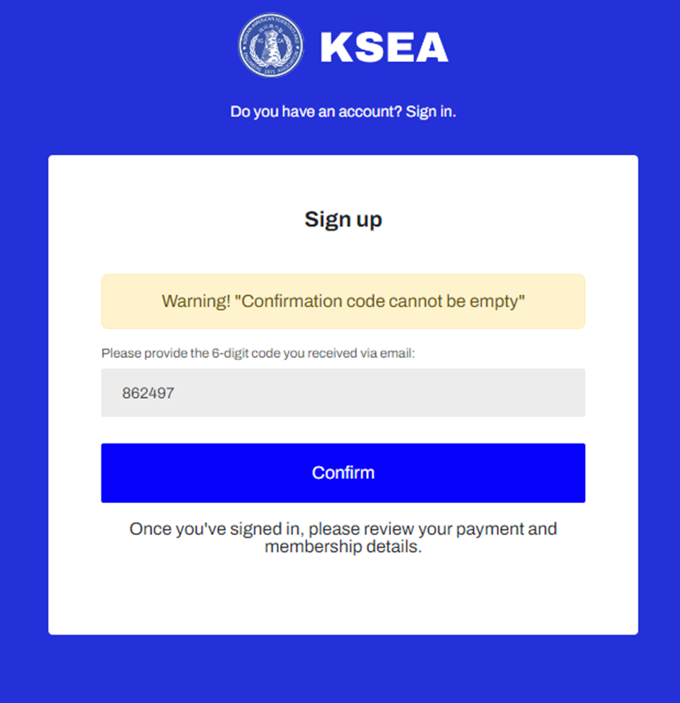 Step 2 Verification Code
